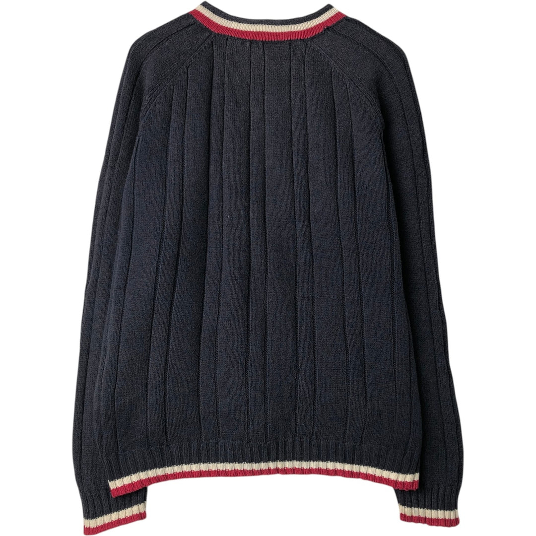 Burberry's BURBERRY LONDON Tilden knit sweater, size 6 (equivalent to men's L). unclear navy blue type Vintage Second Hand