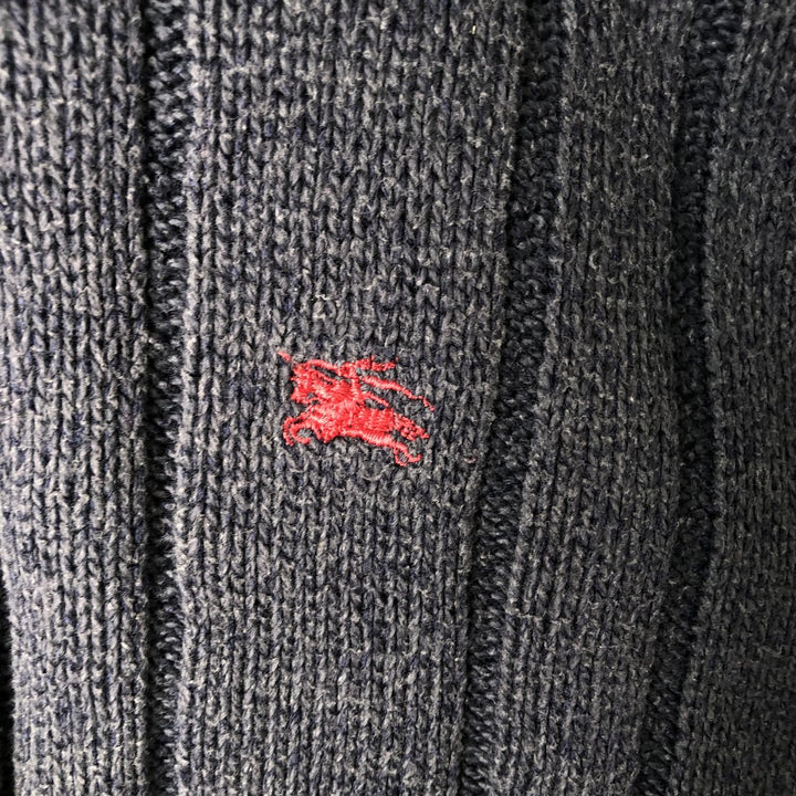 Burberry's BURBERRY LONDON Tilden knit sweater, size 6 (equivalent to men's L). unclear navy blue type Vintage Second Hand