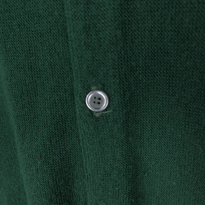 WARREN SCOTT Acrylic Knit Cardigan, Made in USA, Men's Size L (approx.) acrylic Green type dark green Vintage Second Hand