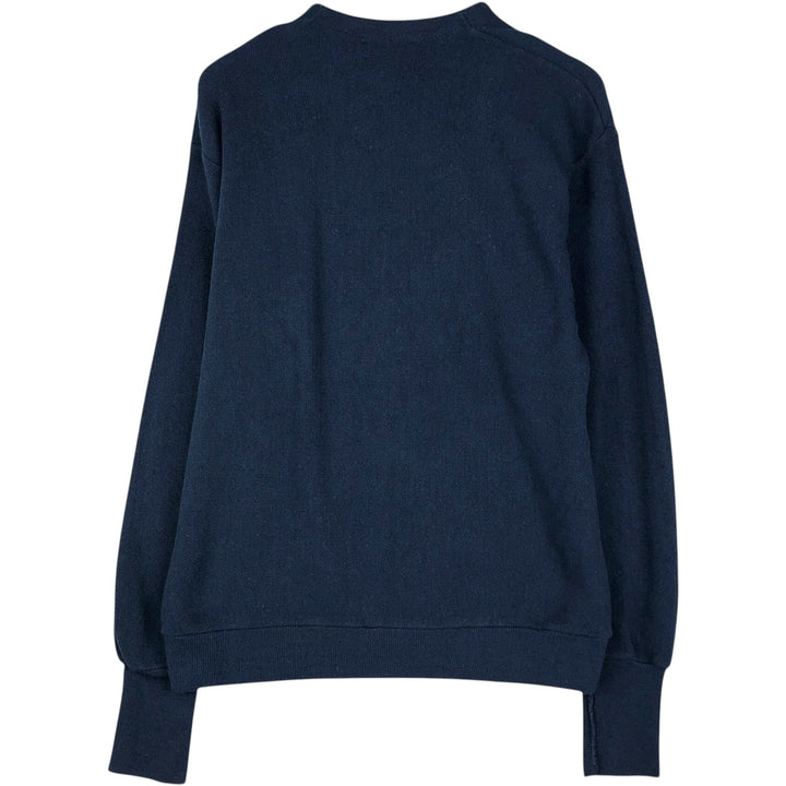 90'S Van Heusen Classic Collection Acrylic Knit Cardigan, Made in USA, Men's Size XL (approx.), Vintage acrylic navy blue type Vintage Second Hand