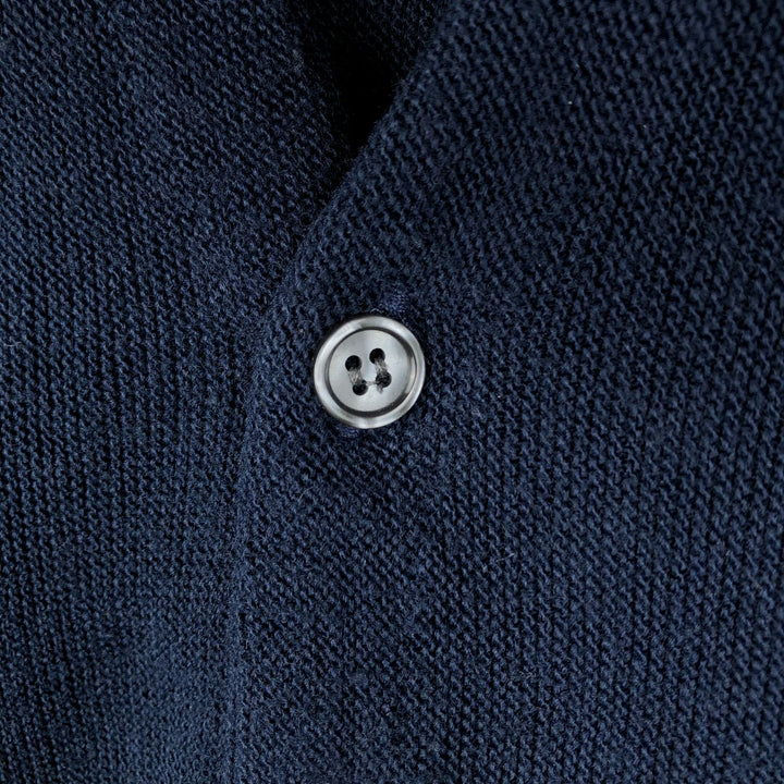 90'S Van Heusen Classic Collection Acrylic Knit Cardigan, Made in USA, Men's Size XL (approx.), Vintage acrylic navy blue type Vintage Second Hand