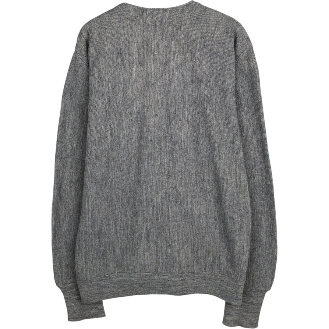 1990'S Jantzen knit cardigan, made in USA, men's size M equivalent, vintage. unclear gray type Vintage Second Hand