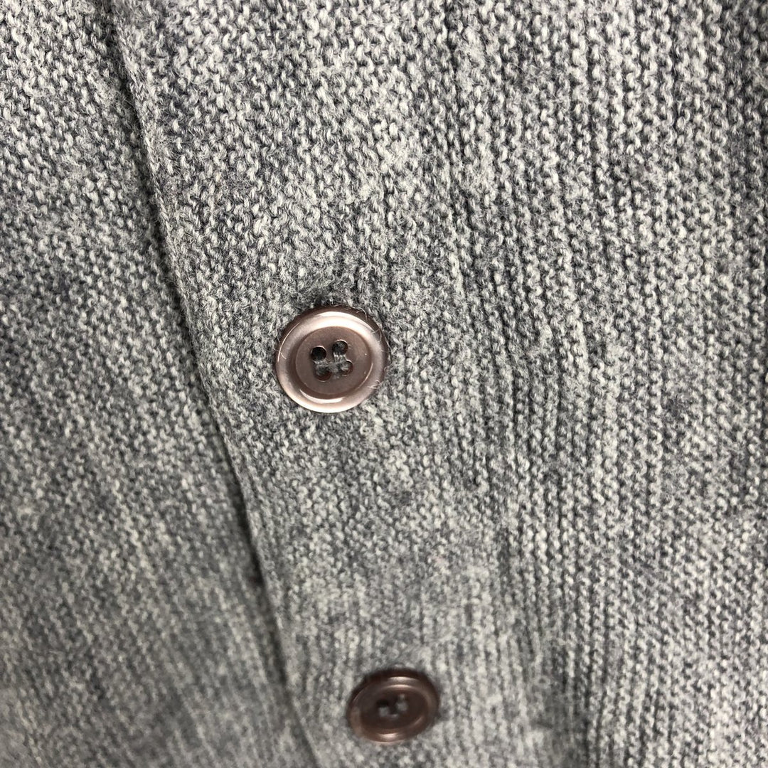 1990'S Jantzen knit cardigan, made in USA, men's size M equivalent, vintage. unclear gray type Vintage Second Hand