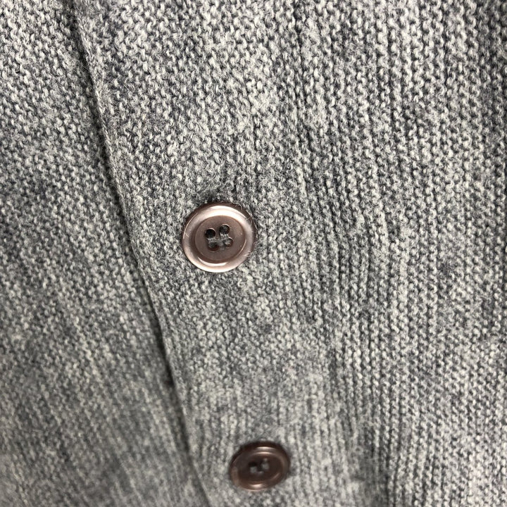 1990'S Jantzen knit cardigan, made in USA, men's size M equivalent, vintage. unclear gray type Vintage Second Hand