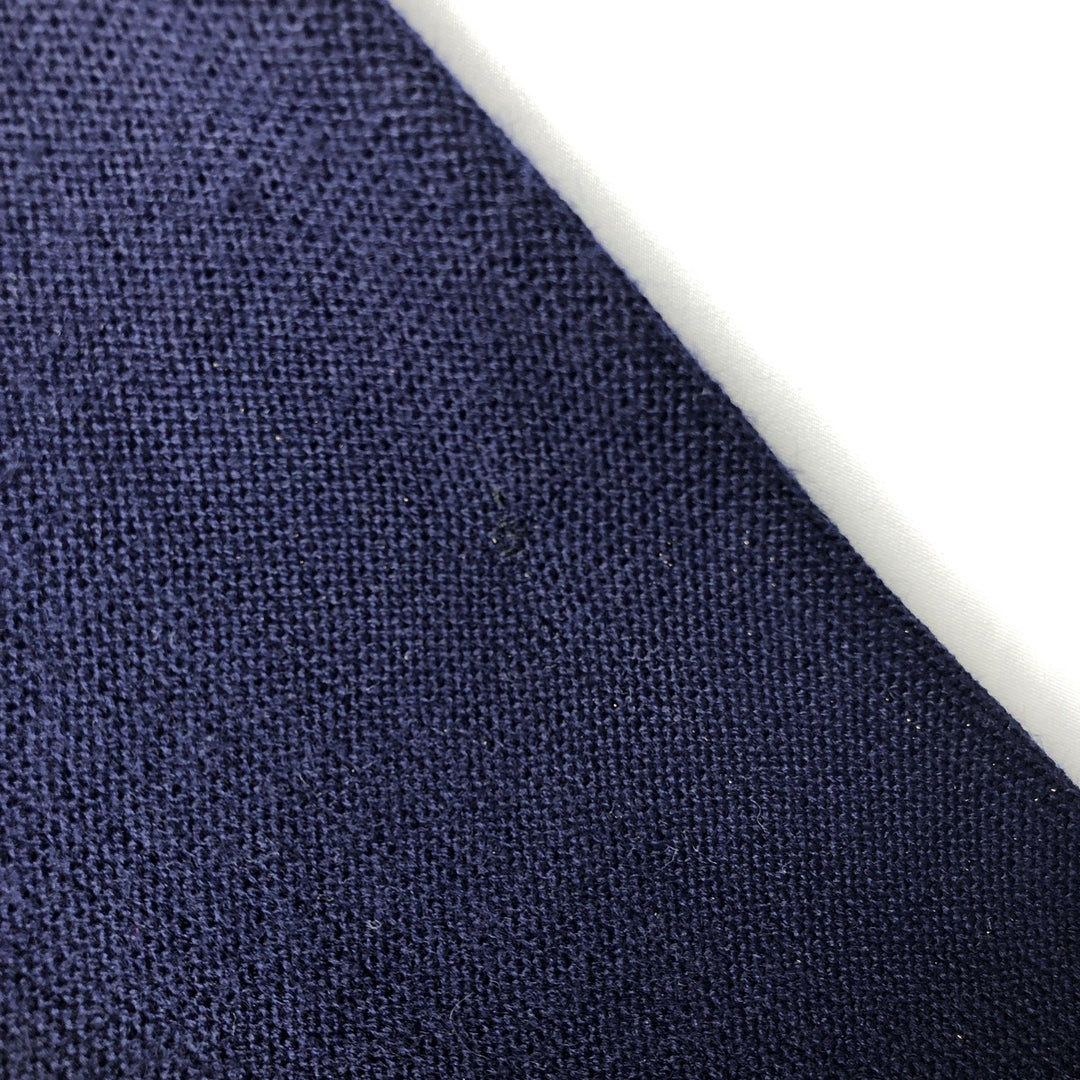 DAVID TAYLOR Acrylic Knit Cardigan Made in USA Men's M size acrylic navy blue type Vintage Second Hand