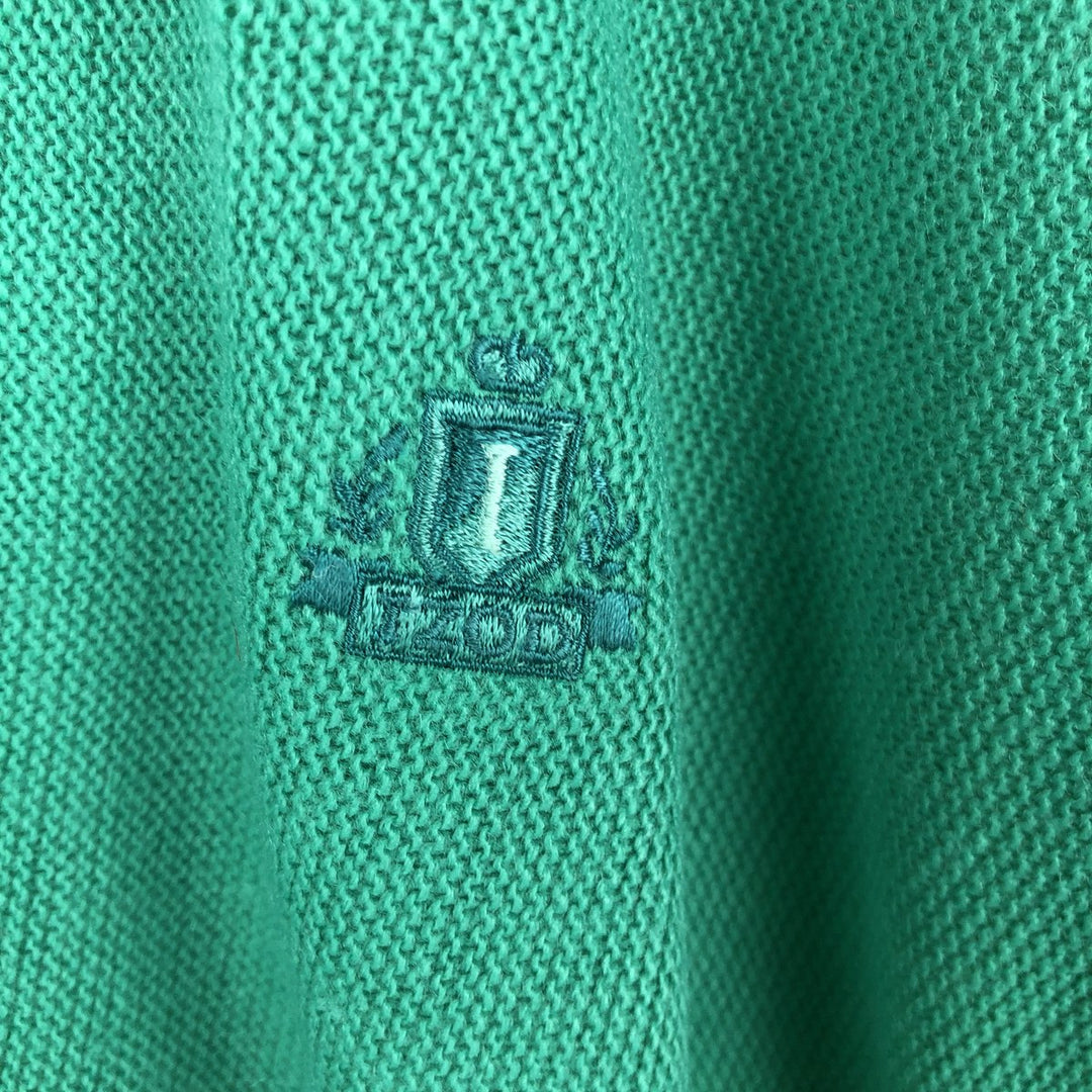 90'S IZOD acrylic knit cardigan, made in the USA, men's size XL, vintage acrylic green type Vintage Second Hand