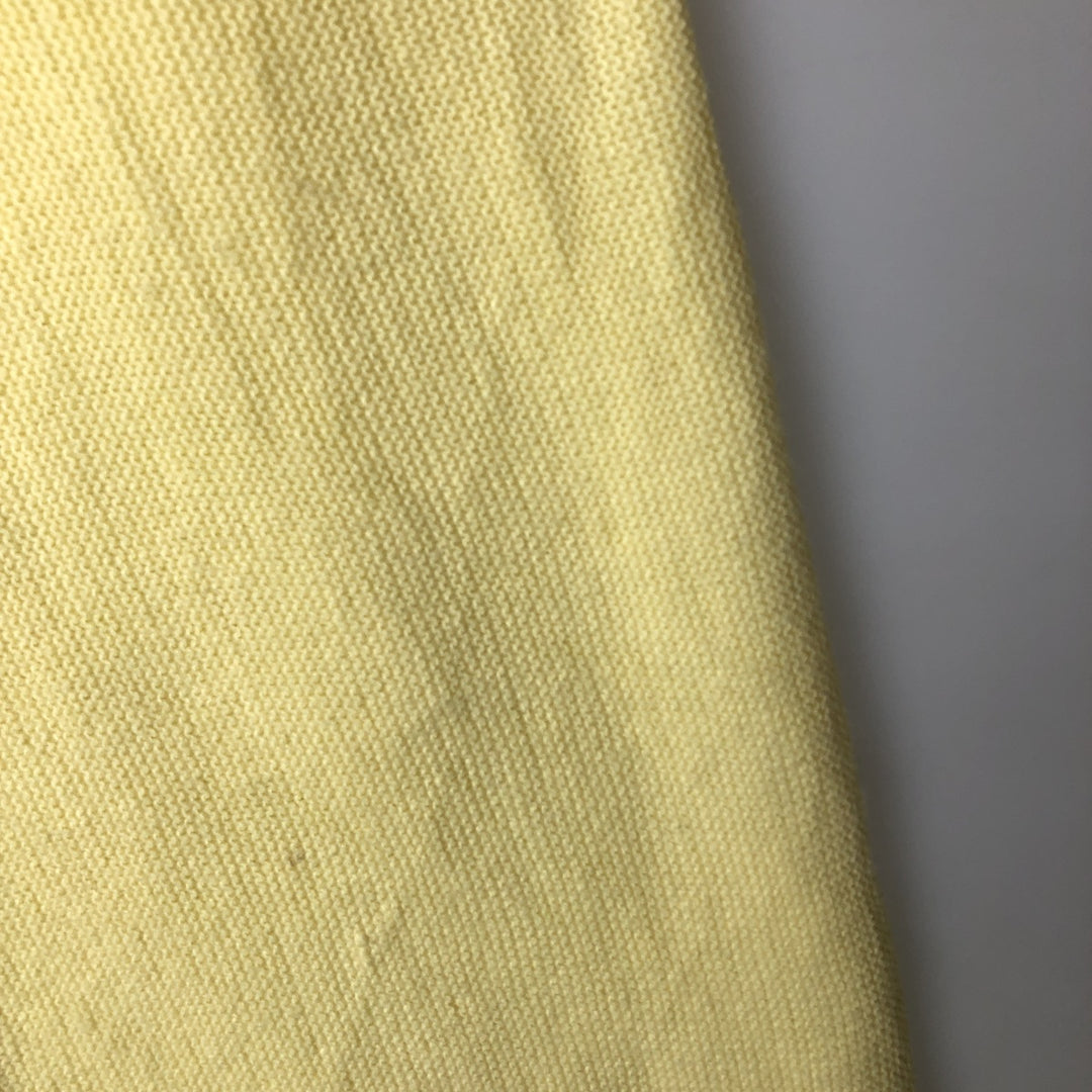 90'S IZOD Acrylic Knit Cardigan, Men's Size XL (Equivalent), Vintage acrylic lemon yellow Vintage Second Hand
