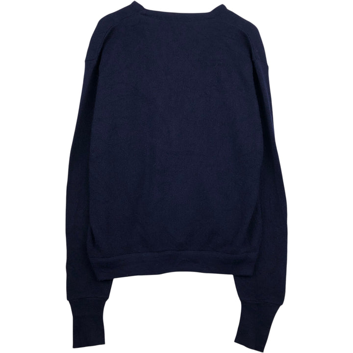 1970'S The Kimberton Pickering knit cardigan, made in USA, men's size XL equivalent, vintage. unclear navy blue type Vintage Second Hand