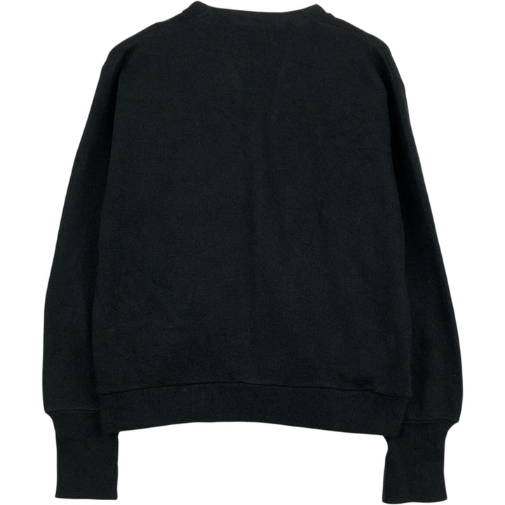 Vintage 80s-90'S Par Four acrylic knit cardigan, made in the USA, size L, men's acrylic black type Vintage Second Hand