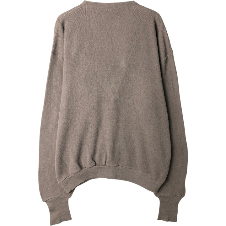 ~90'S Jantzen knit cardigan, made in USA, men's size XL equivalent, vintage. unclear beige type brown Vintage Second Hand