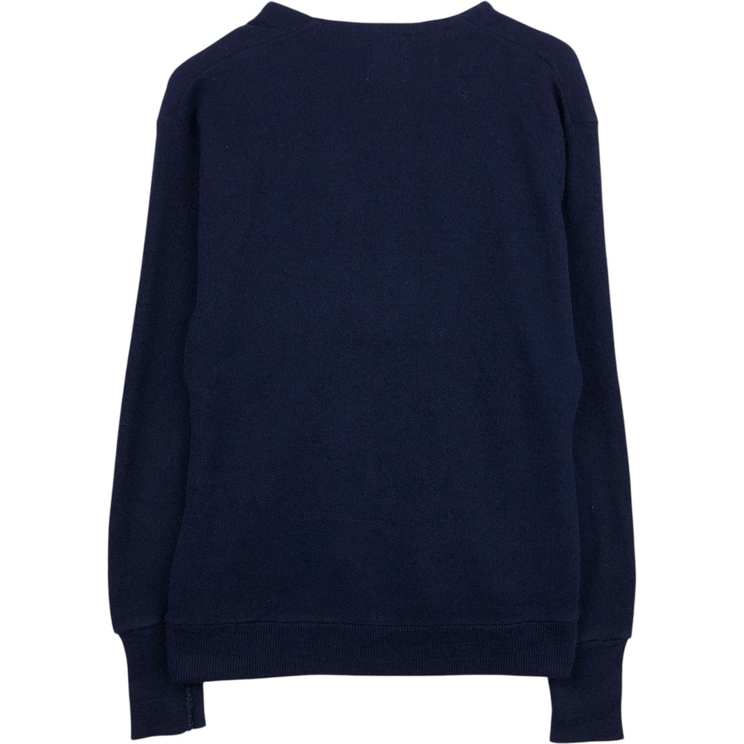 CLASSICS knit cardigan, made in USA, men's size M equivalent, vintage. unclear navy blue type Vintage Second Hand