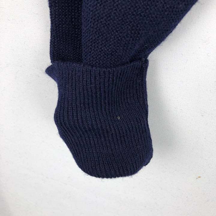 CLASSICS knit cardigan, made in USA, men's size M equivalent, vintage. unclear navy blue type Vintage Second Hand