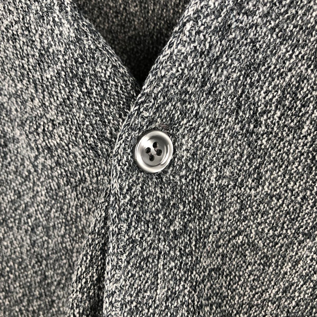 ~90'S Cypress Links Acrylic Knit Cardigan, Made in USA, Men's XL equivalent, Vintage acrylic gray type Vintage Second Hand