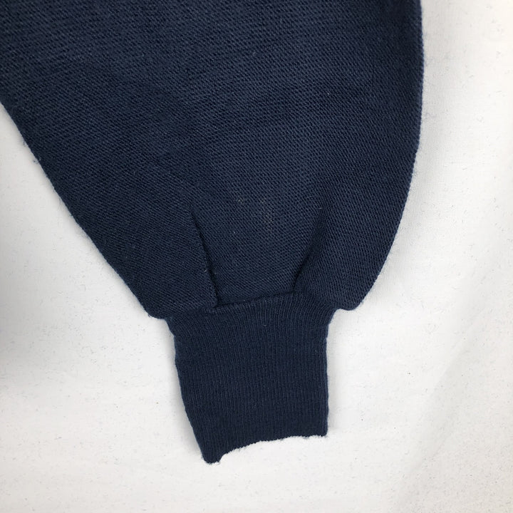 IZOD Acrylic Knit Cardigan, Made in USA, Men's XL acrylic navy blue type Vintage Second Hand
