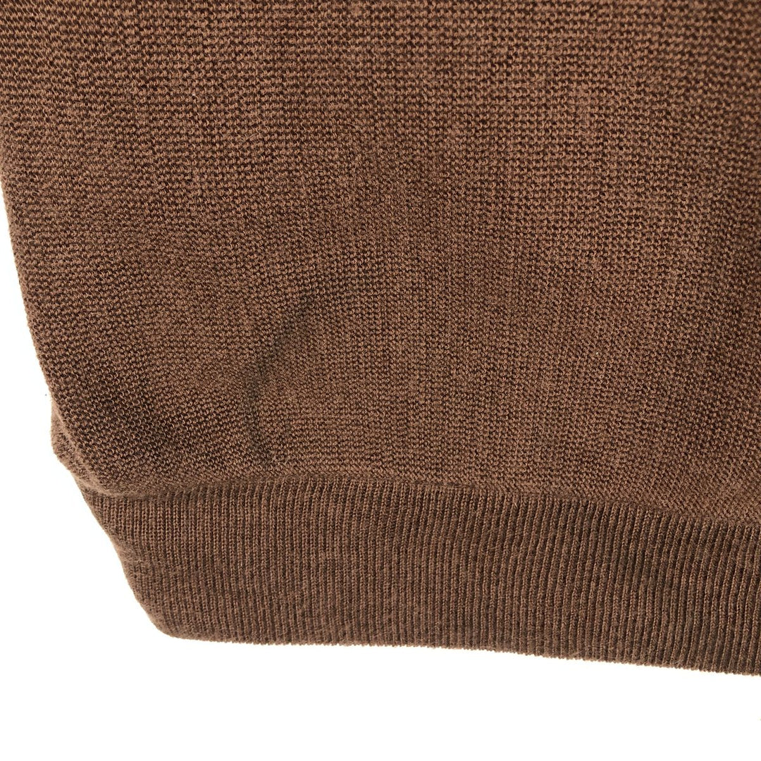 1970'S Sears Kings Road Acrylic Knit Cardigan, Men's Size M (approx.), Vintage acrylic brown type Vintage Second Hand