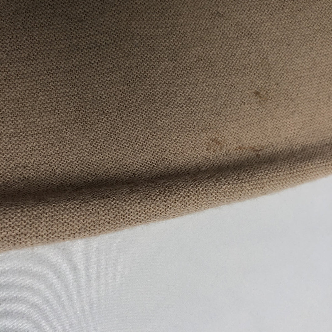 70s-80'S CHALLENGER Acrylic Knit Cardigan, Men's Size M (approx.), Vintage Oron Acrylic Beige type Vintage Second Hand
