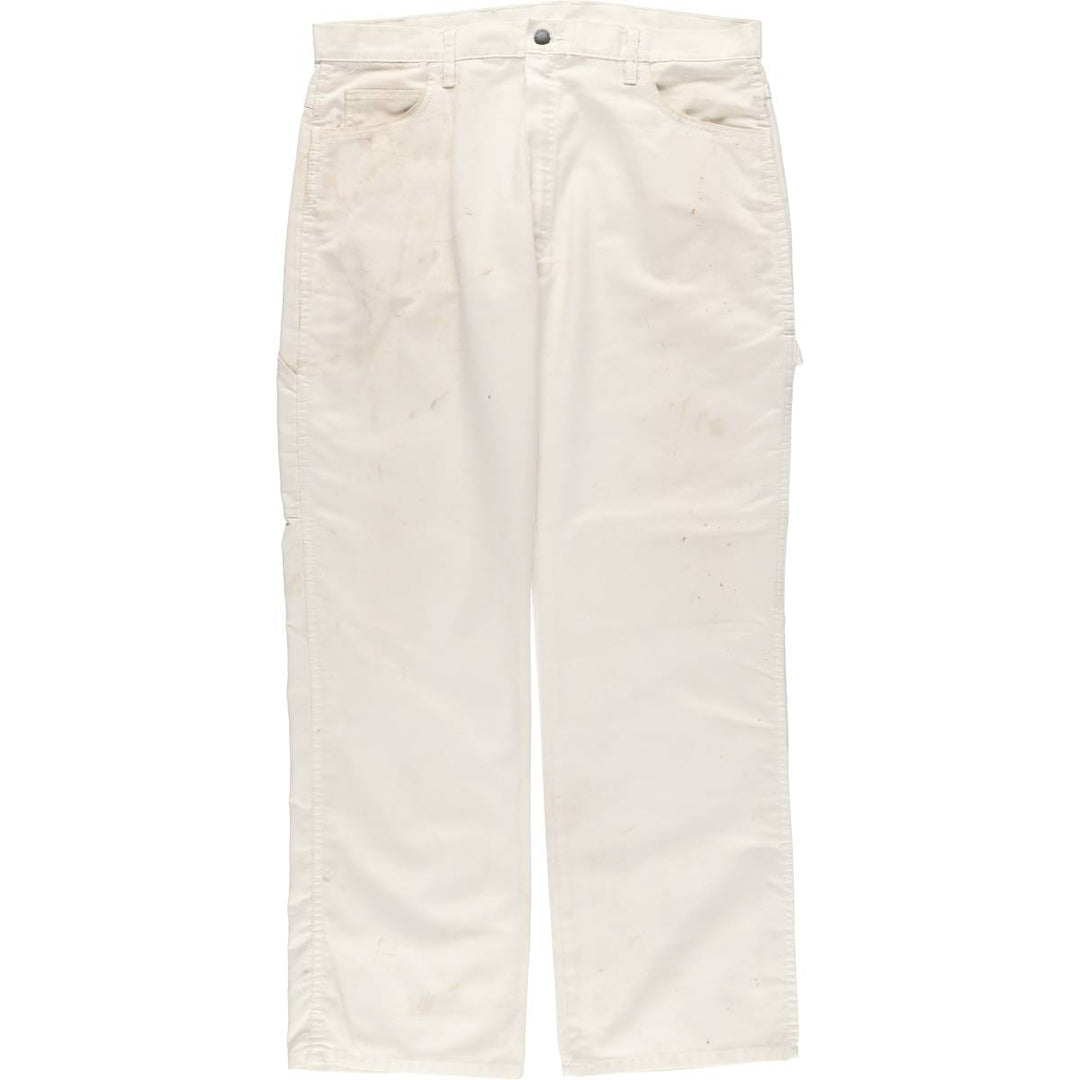 Dickies Painter Pants Men's W37 polyester white type Vintage Second Hand