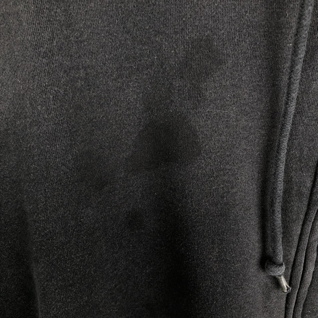 Harley-Davidson Skull Pattern Full-Zip Hoodie, Men's Size L cotton black type Vintage Second Hand