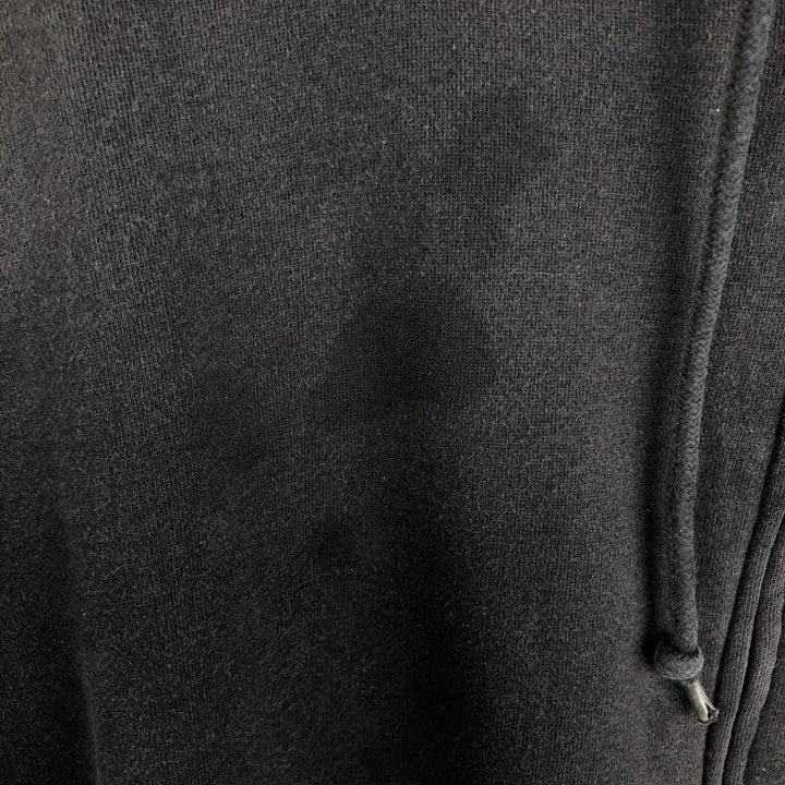 Harley-Davidson Skull Pattern Full-Zip Hoodie, Men's Size L cotton black type Vintage Second Hand