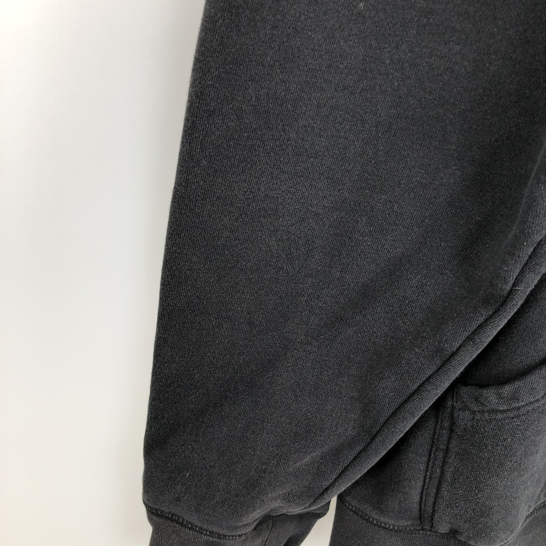 Harley-Davidson Skull Pattern Full-Zip Hoodie, Men's Size L cotton black type Vintage Second Hand