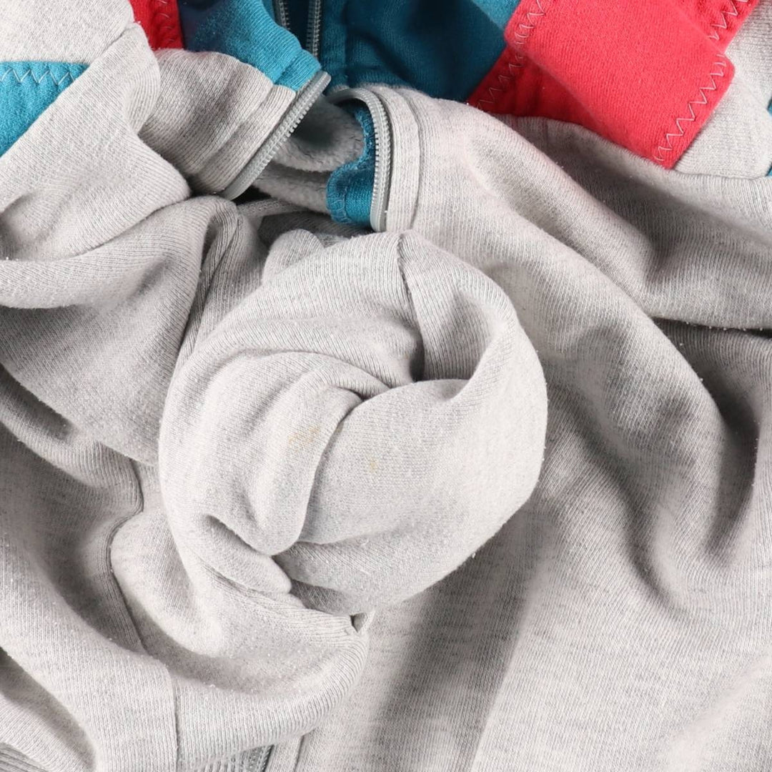 Adidas Trefoil Logo Full-Zip Sweatshirt, Men's Size L (approx.), Vintage polyester Blue type light blue Vintage Second Hand