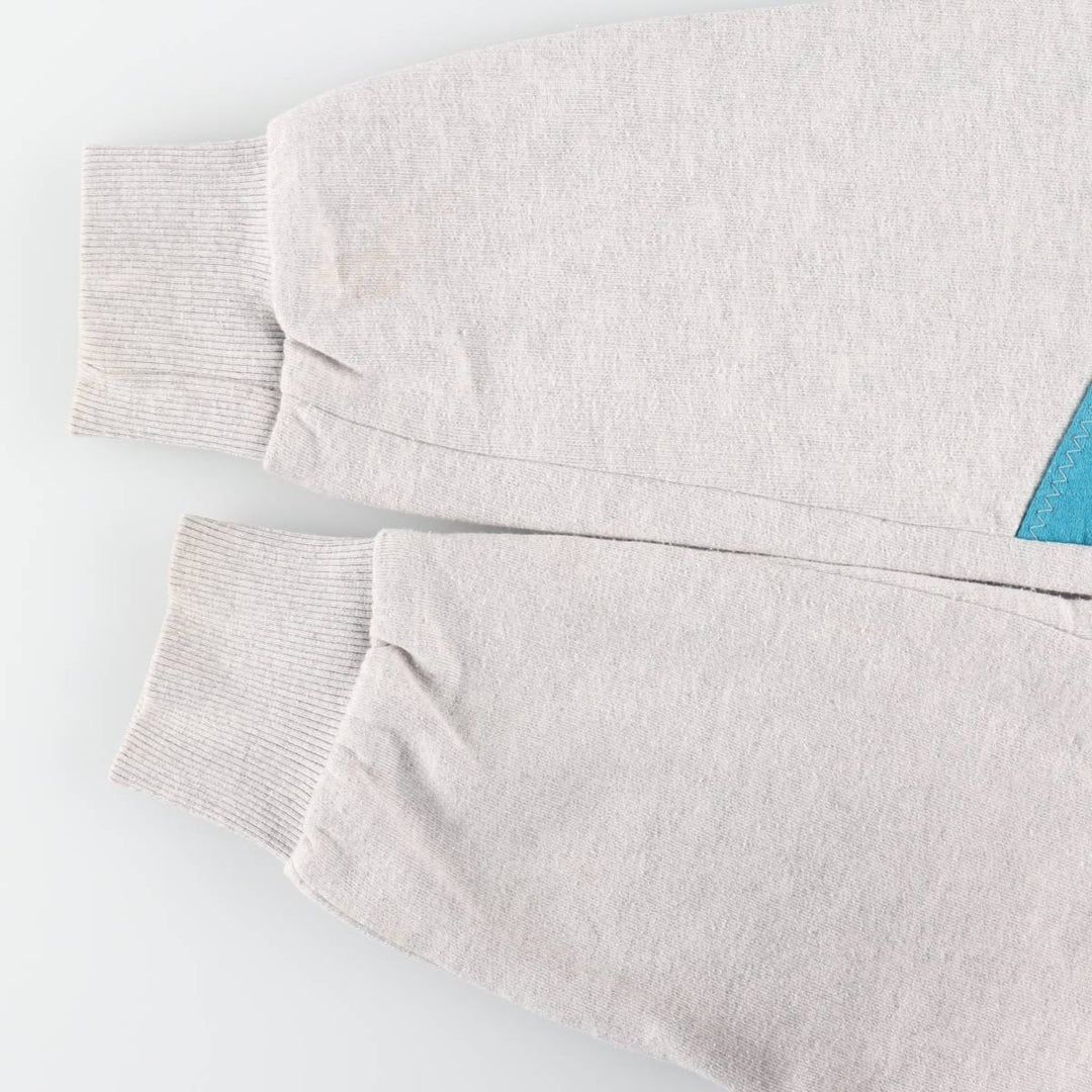 Adidas Trefoil Logo Full-Zip Sweatshirt, Men's Size L (approx.), Vintage polyester Blue type light blue Vintage Second Hand
