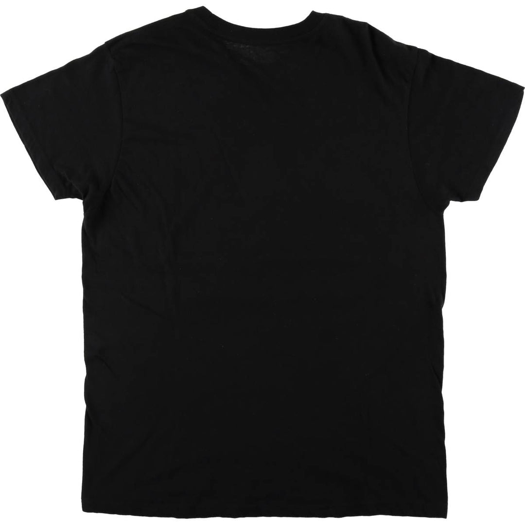 TLC Wrap T-Shirt (Women's Size L) cotton black type Vintage Second Hand
