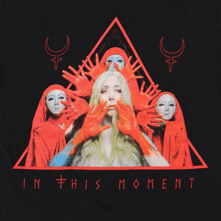 IN THIS MOMENT Band T-shirt (Women's size S) unclear black type Vintage Second Hand