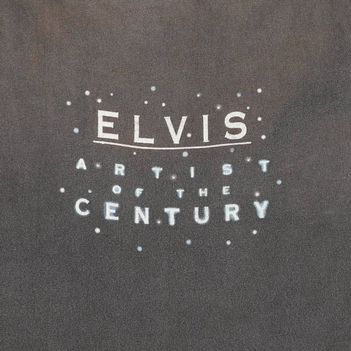 ELVIS PRESLEY Elvis Presley Band T-shirt Band T Men's XL equivalent cotton Charcoal Vintage Second Hand