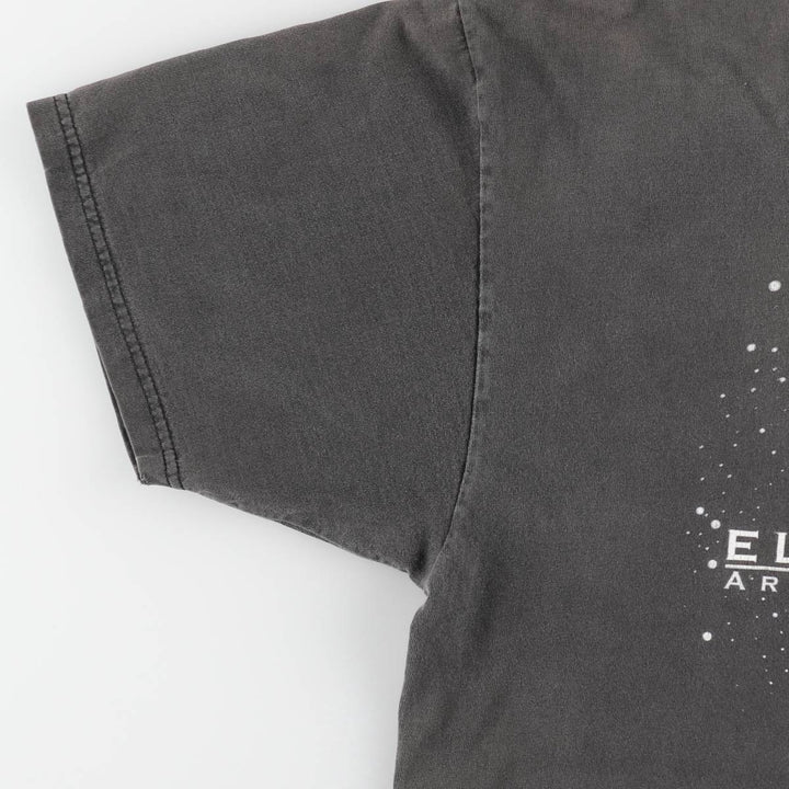 ELVIS PRESLEY Elvis Presley Band T-shirt Band T Men's XL equivalent cotton Charcoal Vintage Second Hand