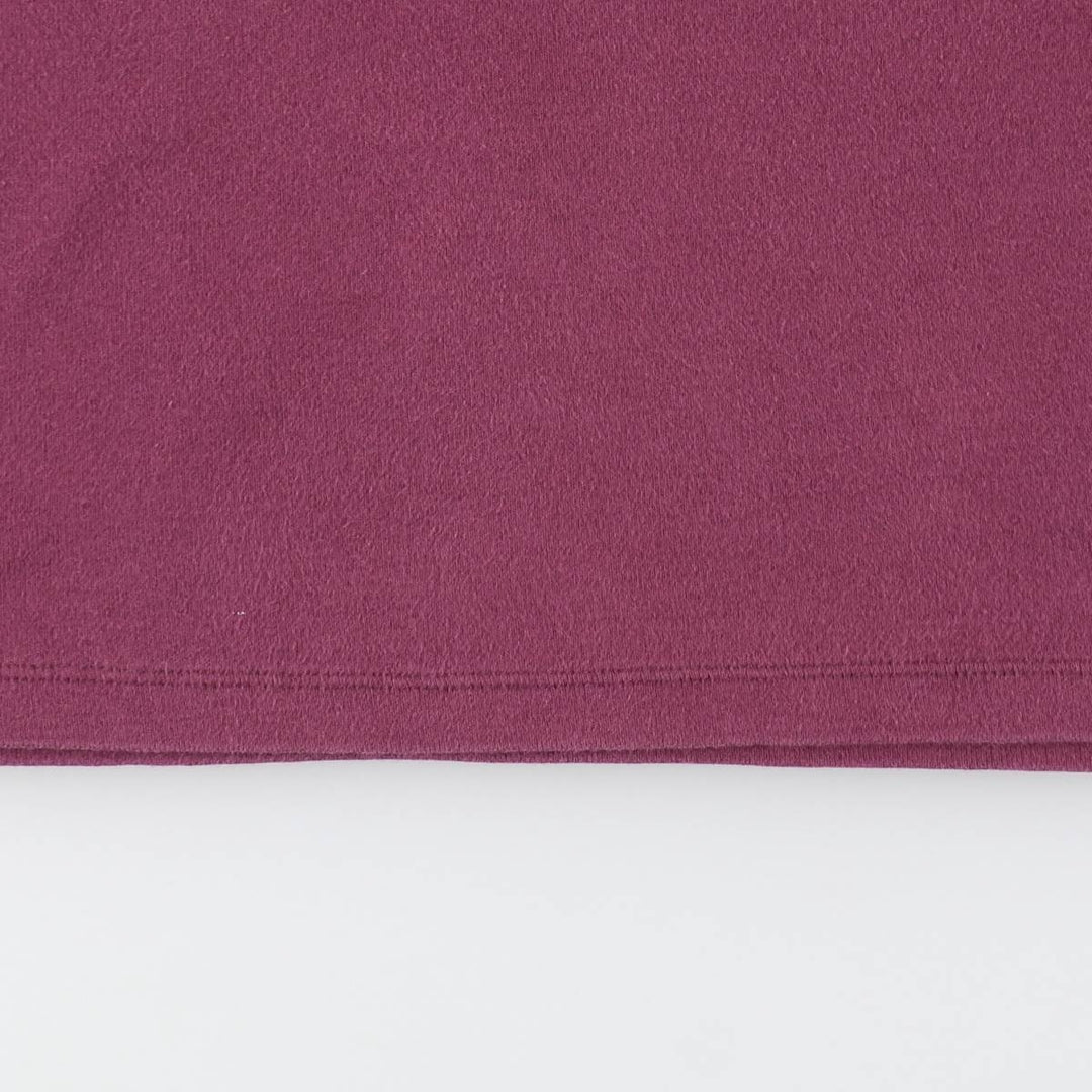 Harley-Davidson Tribal Motorcycle Slit Neck Long-Sleeve T-Shirt with Eyelets (Women's Size S) cotton Purple type red-purple Vintage Second Hand