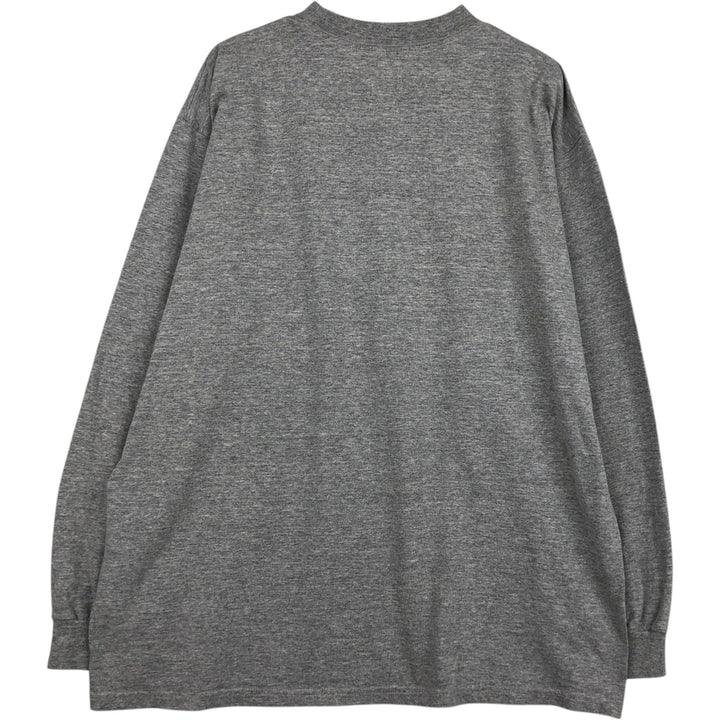 90'S Nike Center Logo Long-Sleeve T-Shirt, Men's Size L (Equivalent), Vintage cotton gray type Vintage Second Hand