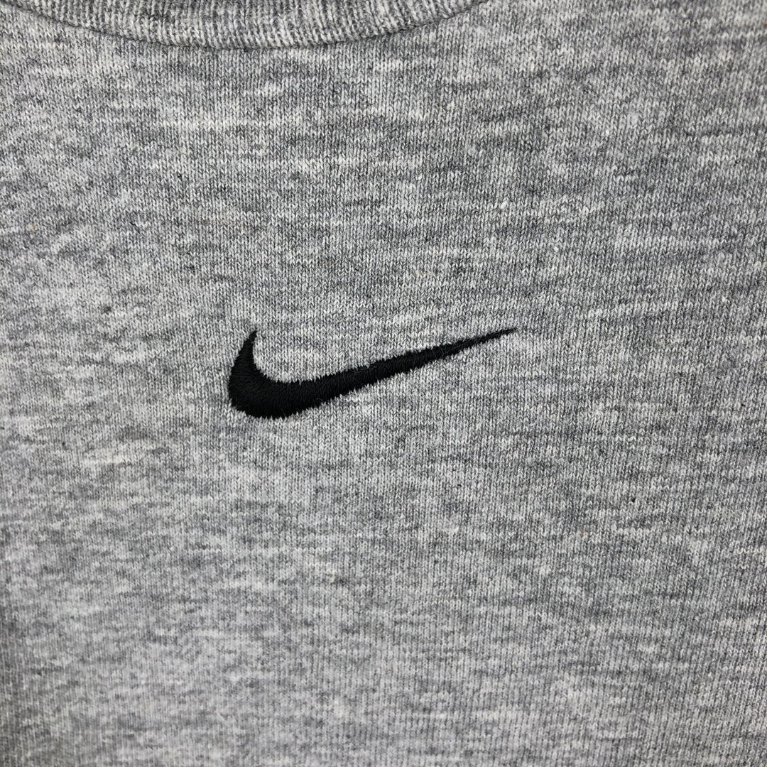 90'S Nike Center Logo Long-Sleeve T-Shirt, Men's Size L (Equivalent), Vintage cotton gray type Vintage Second Hand