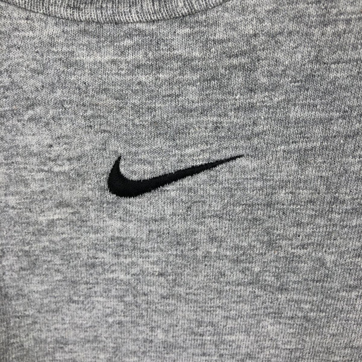 90'S Nike Center Logo Long-Sleeve T-Shirt, Men's Size L (Equivalent), Vintage cotton gray type Vintage Second Hand