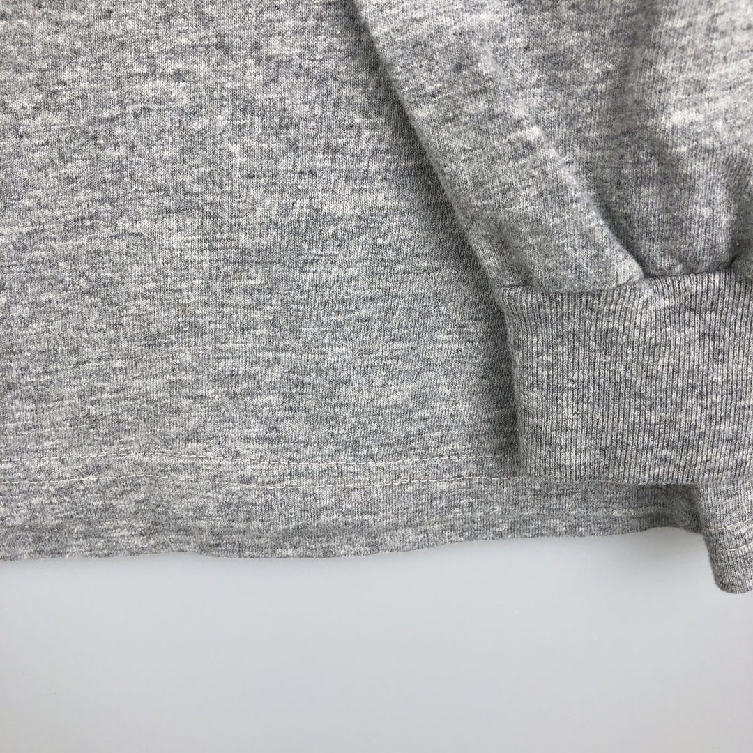 90'S Nike Center Logo Long-Sleeve T-Shirt, Men's Size L (Equivalent), Vintage cotton gray type Vintage Second Hand