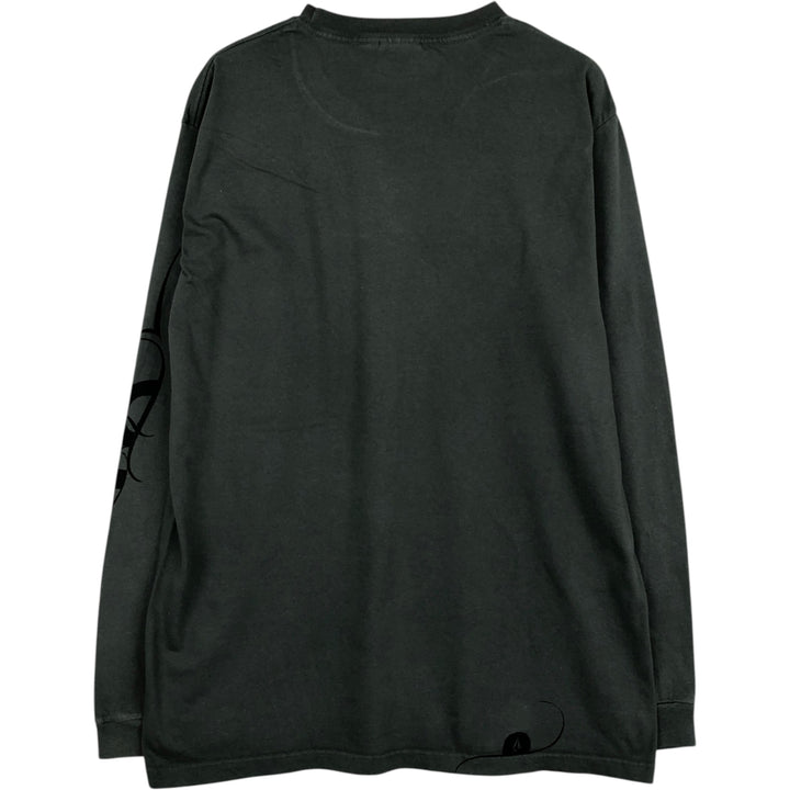 VOLCOM Long-Sleeve T-Shirt, Men's Size L (equivalent) unclear green type Vintage Second Hand