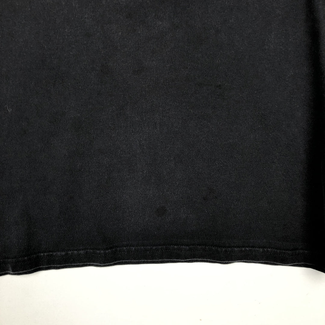 Harley-Davidson Animal Pattern Crocodile Pattern Long-Sleeve T-Shirt (Men's Size M) cotton black type Vintage Second Hand