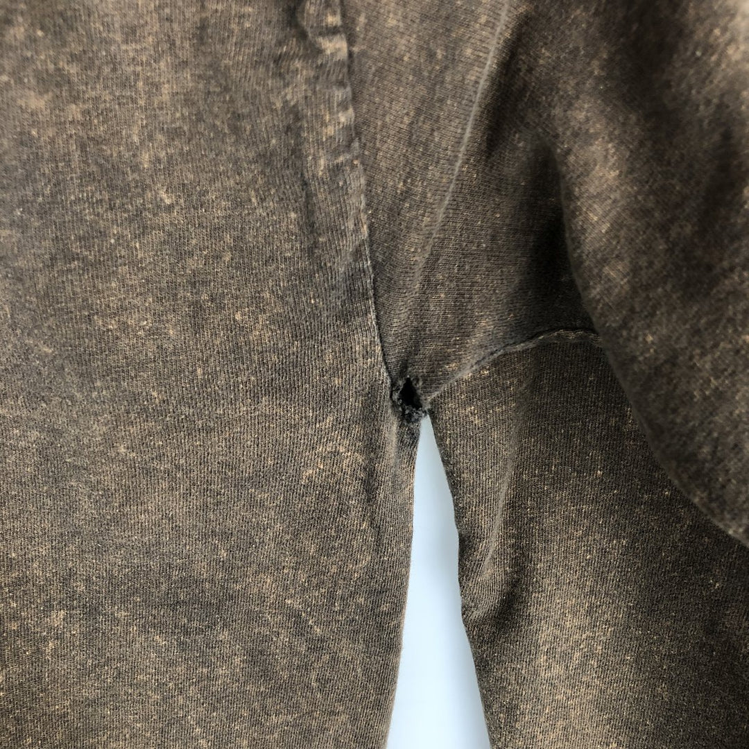 Hanes Heavyweight Long-Sleeve T-Shirt (Men's XL equivalent) cotton brown type Vintage Second Hand