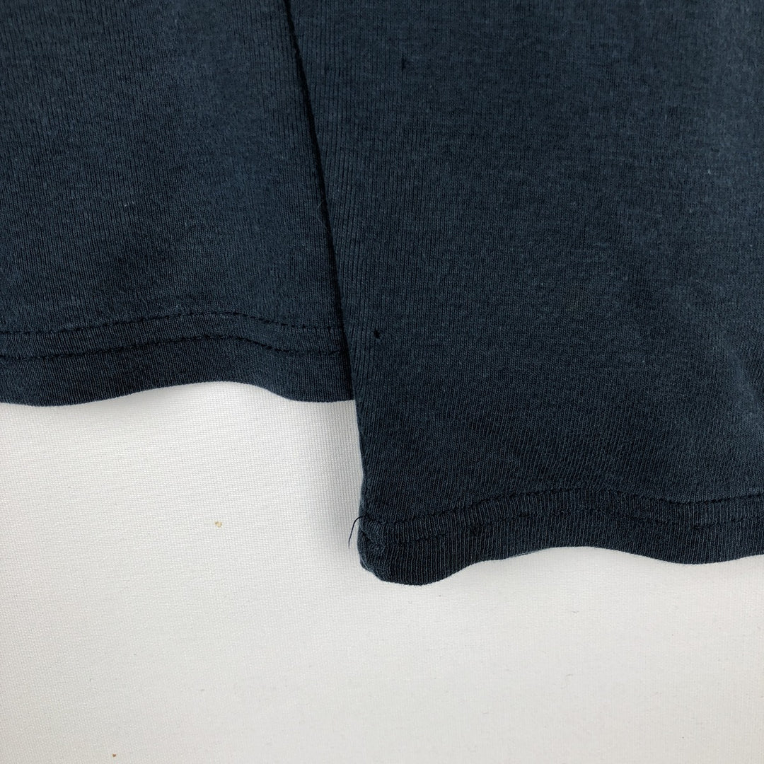 Harley-Davidson Long Sleeve T-Shirt Made in USA Men's XXL cotton Navy blue Vintage Second Hand