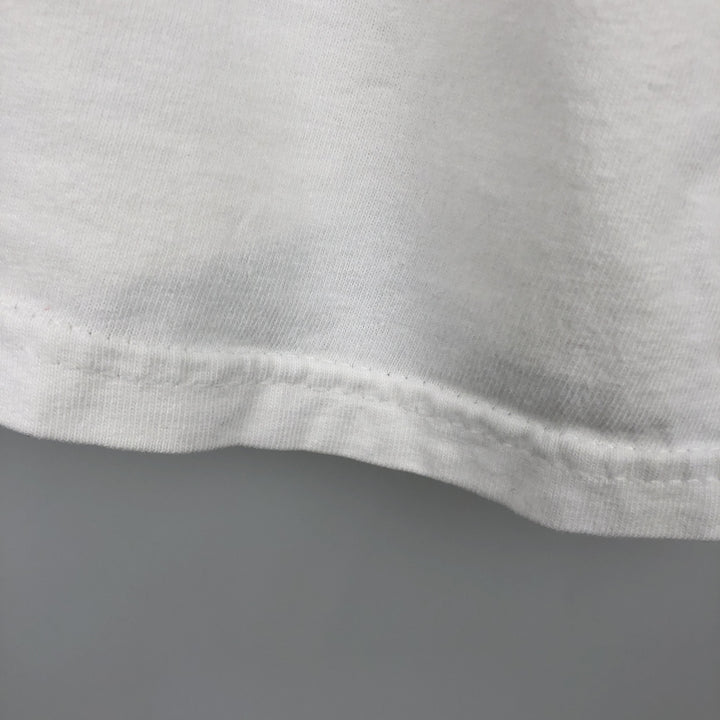 Harley-Davidson Eagle Pattern Long-Sleeve T-Shirt, Made in USA, Men's Size L (approx.) cotton white type Vintage Second Hand