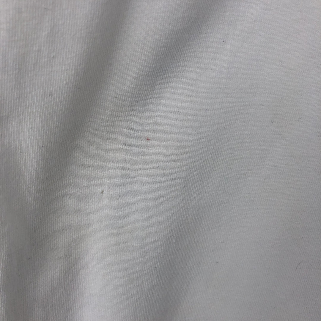 Harley-Davidson Eagle Pattern Long-Sleeve T-Shirt, Made in USA, Men's Size L (approx.) cotton white type Vintage Second Hand