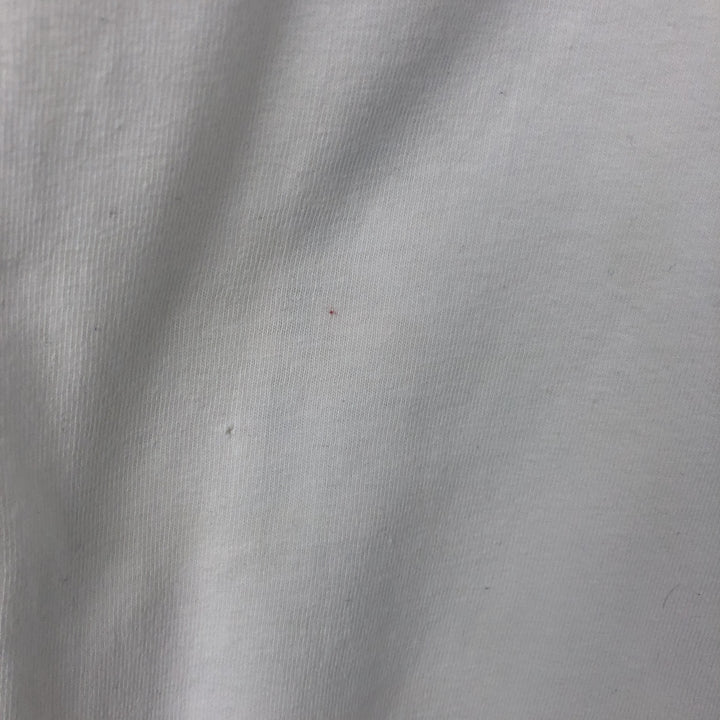 Harley-Davidson Eagle Pattern Long-Sleeve T-Shirt, Made in USA, Men's Size L (approx.) cotton white type Vintage Second Hand