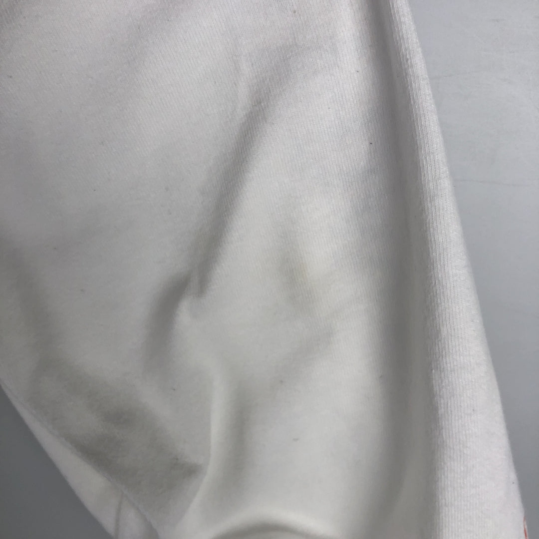 Harley-Davidson Eagle Pattern Long-Sleeve T-Shirt, Made in USA, Men's Size L (approx.) cotton white type Vintage Second Hand