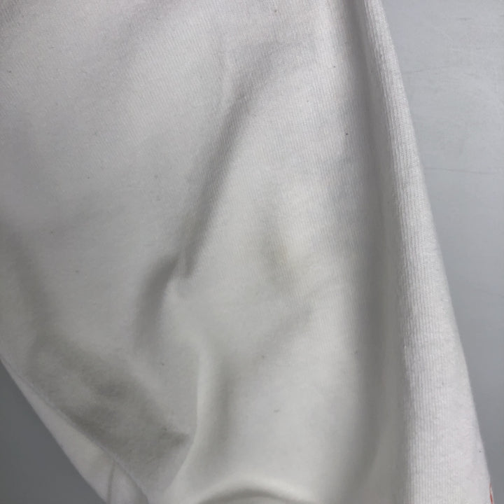 Harley-Davidson Eagle Pattern Long-Sleeve T-Shirt, Made in USA, Men's Size L (approx.) cotton white type Vintage Second Hand