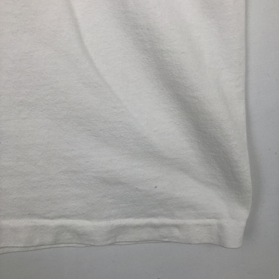 90'S Harley-Davidson Eagle Pattern Motorcycle Long-Sleeve T-Shirt, Made in USA, Men's XL (approx.) cotton white type Vintage Second Hand