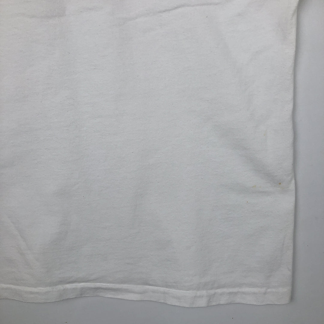 90'S Harley-Davidson Eagle Pattern Motorcycle Long-Sleeve T-Shirt, Made in USA, Men's XL (approx.) cotton white type Vintage Second Hand