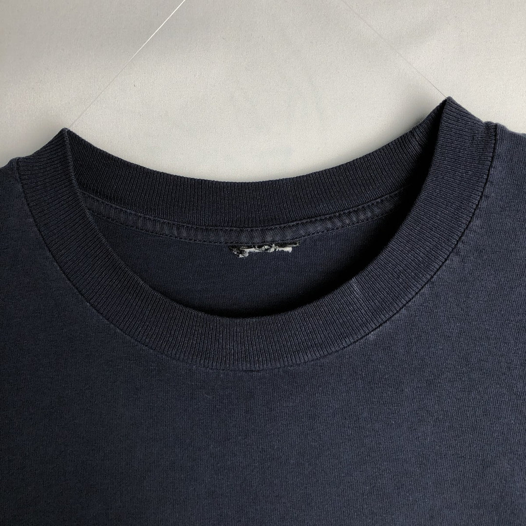 2000'S Harley-Davidson Eagle Pattern Tribal Motorcycle Long-Sleeve T-Shirt (Men's Size L) unclear navy blue type Vintage Second Hand