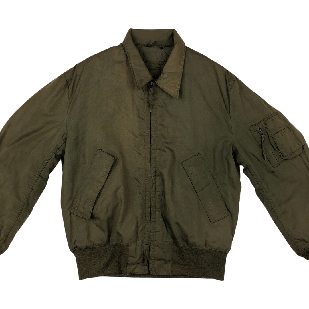 Genuine US military issue CVC Nomex tanker jacket, padded, military style, men's size L equivalent, vintage. unclear Khaki type Vintage Second Hand