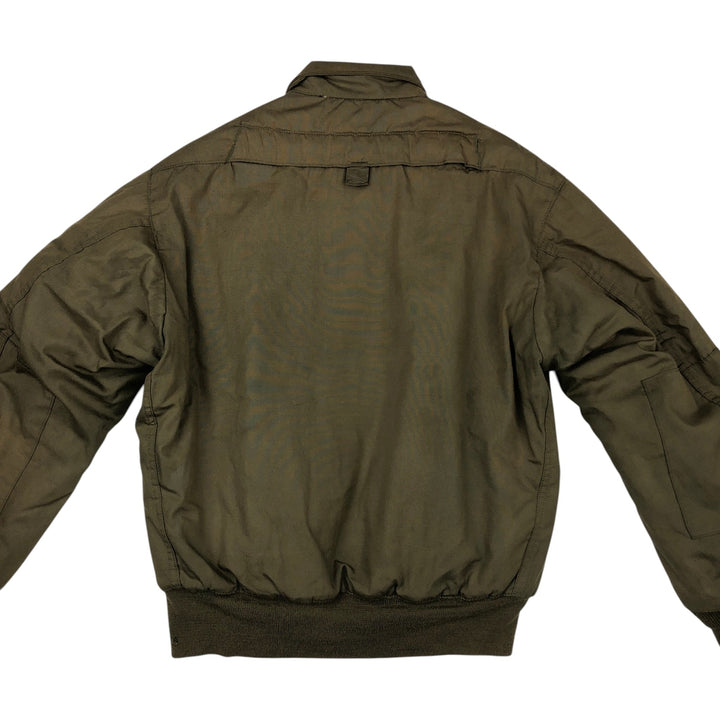 Genuine US military issue CVC Nomex tanker jacket, padded, military style, men's size L equivalent, vintage. unclear Khaki type Vintage Second Hand