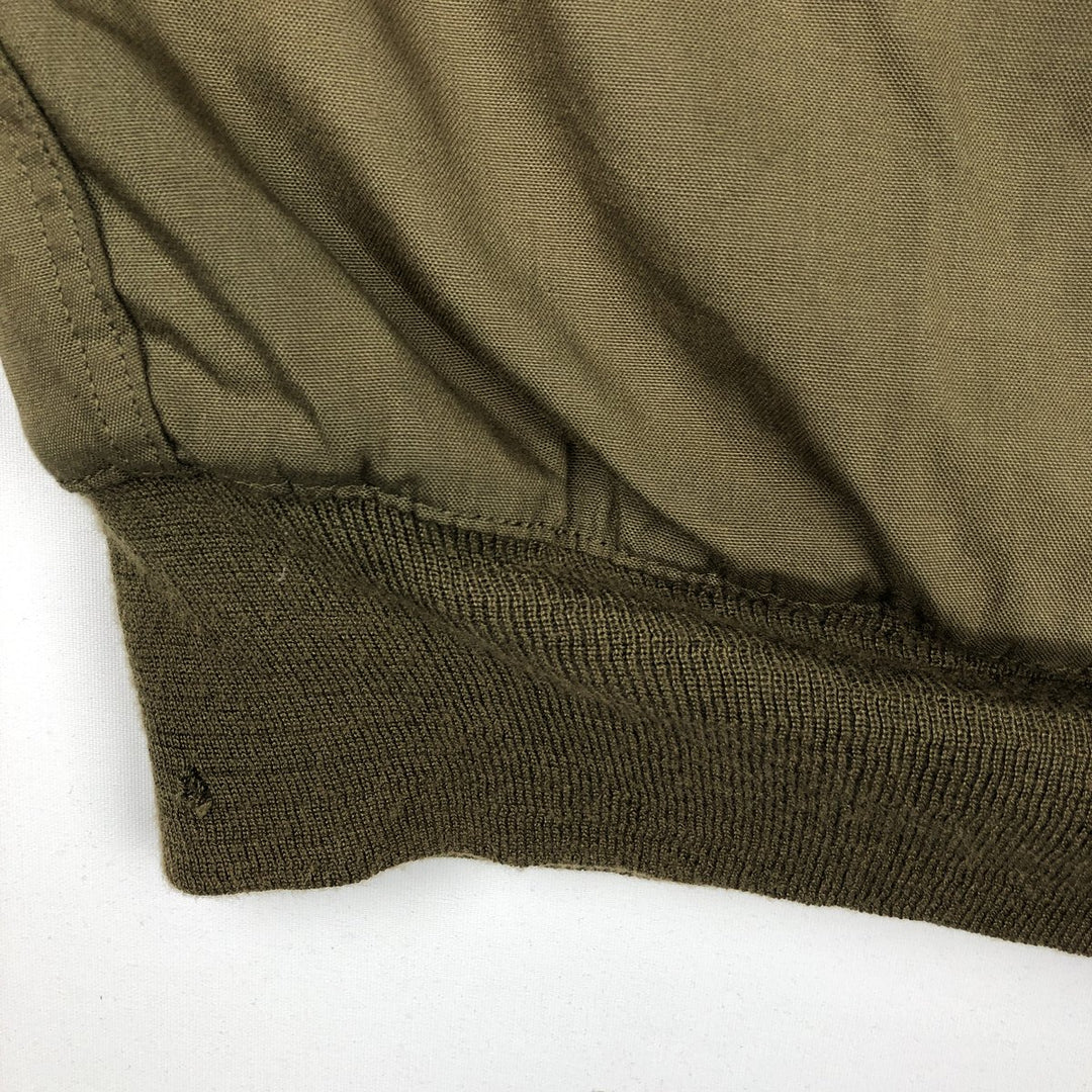Genuine US military issue CVC Nomex tanker jacket, padded, military style, men's size L equivalent, vintage. unclear Khaki type Vintage Second Hand